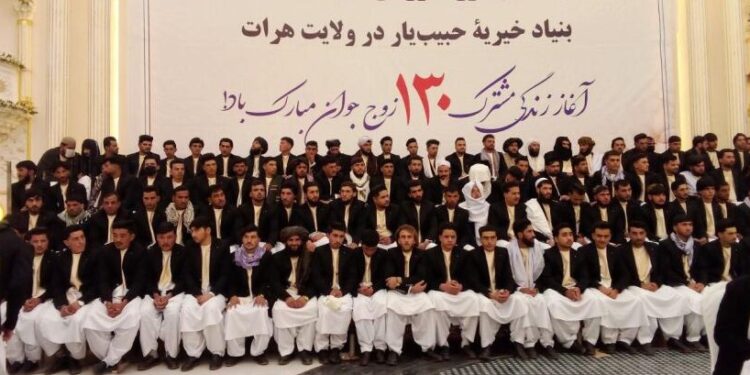 عروسی دستهجمعی 260 دختر و پسر در هرات برگزار شد